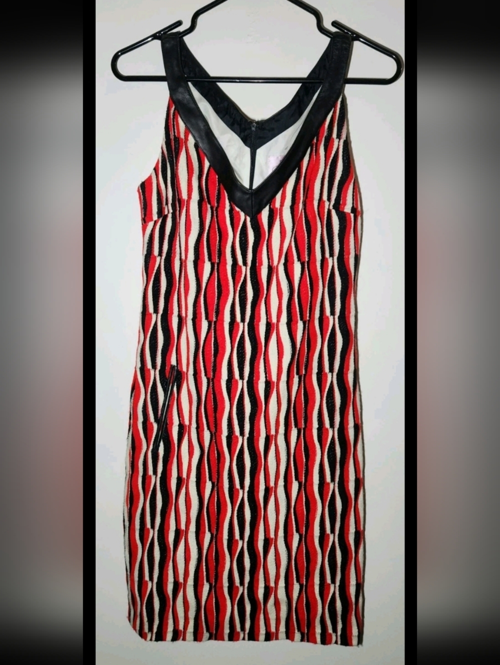 EUC Vintage Tocca Women's Size 2 Op Art Knee Length Dress